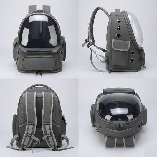 Mochila Transportín Espacial para Gatos y Perros Pequeños