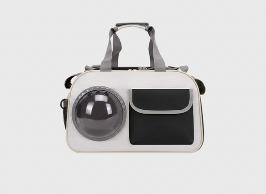 Transportín cápsula ventilado para gatos y perros pequeños