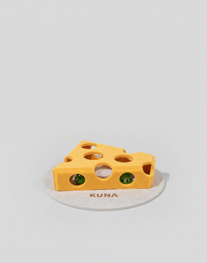 Juguete Interactivo KUNA con forma de Queso para Gatos
