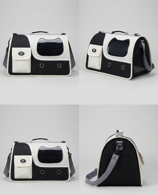 Transportín portátil para gatos y perros pequeños