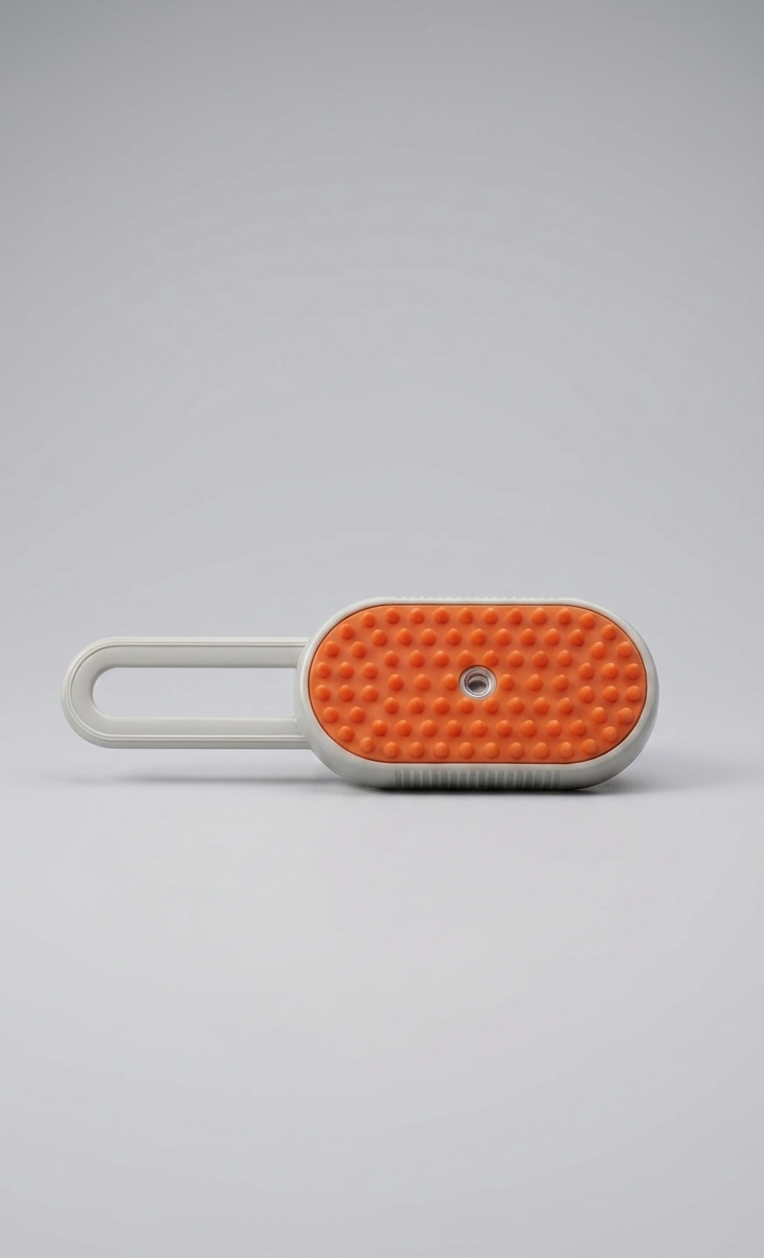 Cepillo Vapor para Gatos perro, 5-In-1 Multifuncional Cepillo a Vapor para Mascotas con Tanque de Agua y Recargable para Desenredar Nudos y Pelos Sueltos en Animales