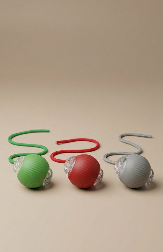 Pelota Automática e Interactiva con Movimiento Rodante - Juguete Eléctrico para Gatos y Perros