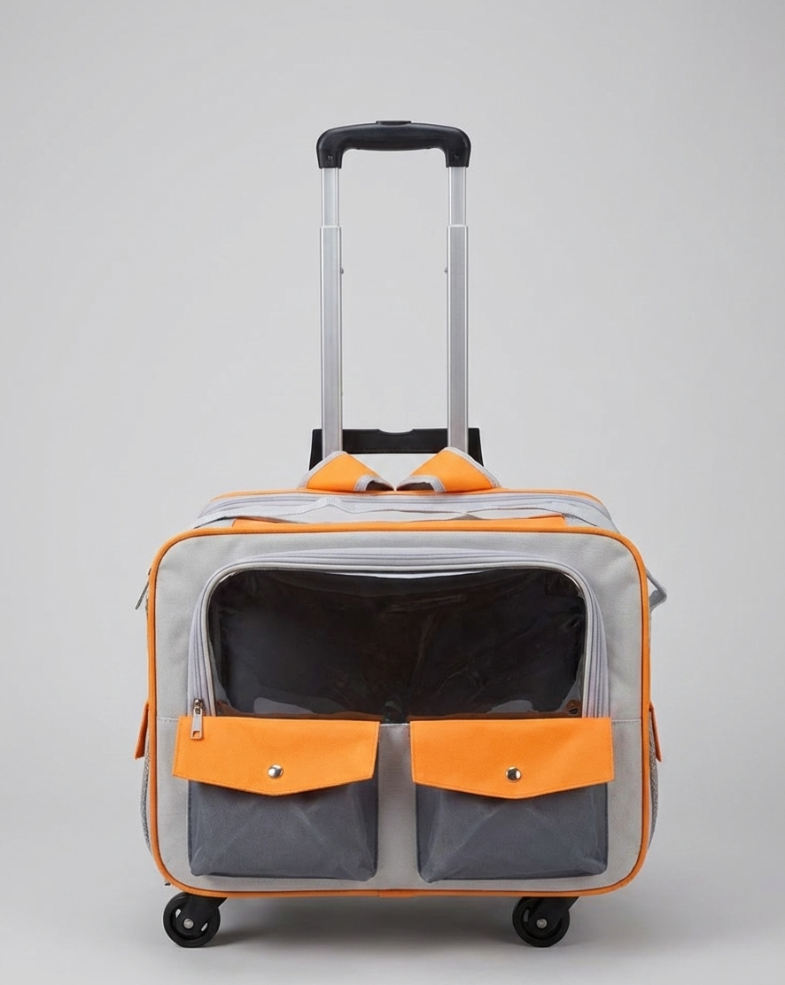 Transportín Estela con ruedas para mascotas