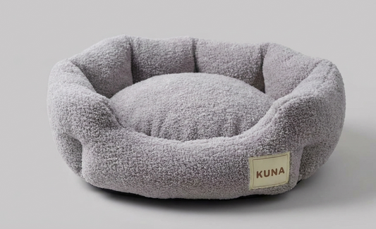 Cama Redonda Suave para Gatos y Perros Pequeños