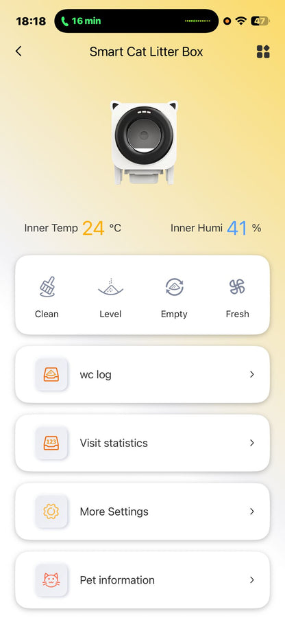 Arenero Automático Coral para Gatos – Sin Olores y Sin Esfuerzo